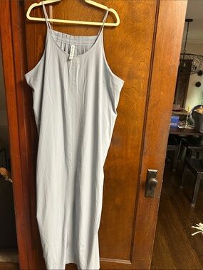 Athleta Light Gray Maxi Dress 3X. Like new